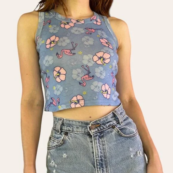 Y2k flamingo graphic cropped tank - Circo (XS) - Picture 6 of 7